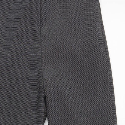 Womens UK Size 14 Preworn Regular Fit  Grey Trousers