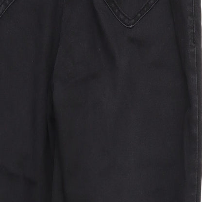 Arcadia Womens Black   Trousers  Size 16 L27 in - stretch waistband