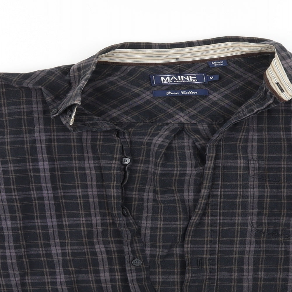 Mens UK Size M Maine Multicoloured  Button-Up Long Sleeve Casual Shirt