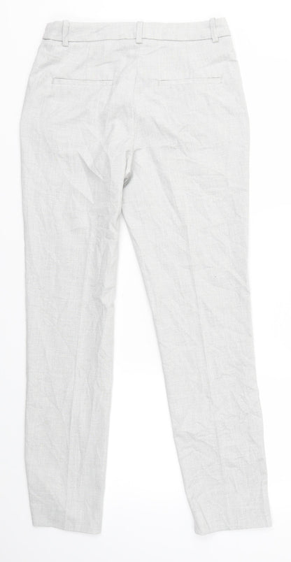 Womens UK Size 8 H&M Regular Fit  Grey Trousers