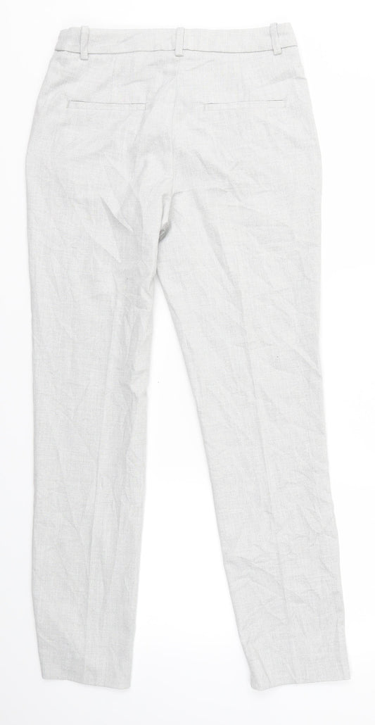 Womens UK Size 8 H&M Regular Fit  Grey Trousers