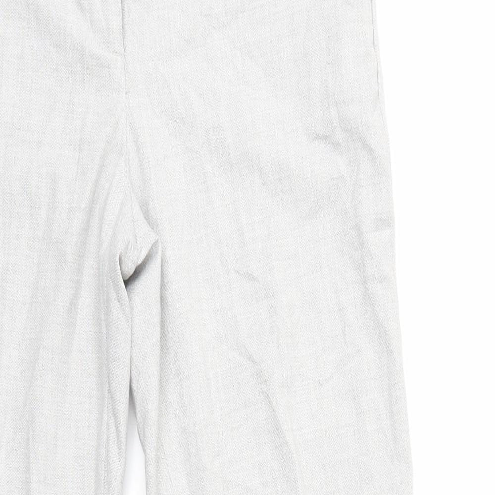 Womens UK Size 8 H&M Regular Fit  Grey Trousers