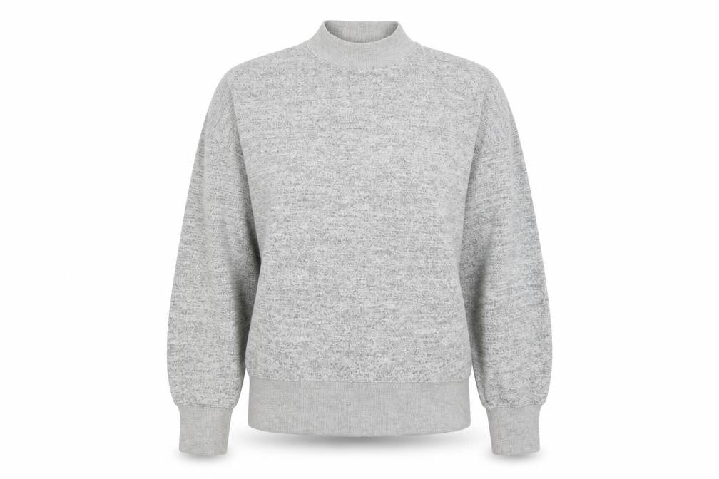 Womens UK Size 10 Topshop Grey Pullover Jumper