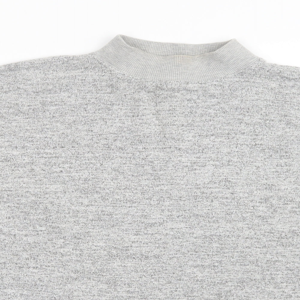 Womens UK Size 10 Topshop Grey Pullover Jumper