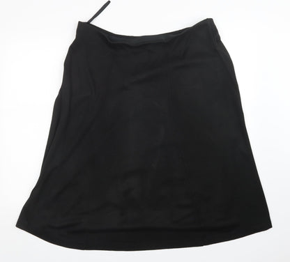 Plus Womens Black   A-Line Skirt Size 38 in