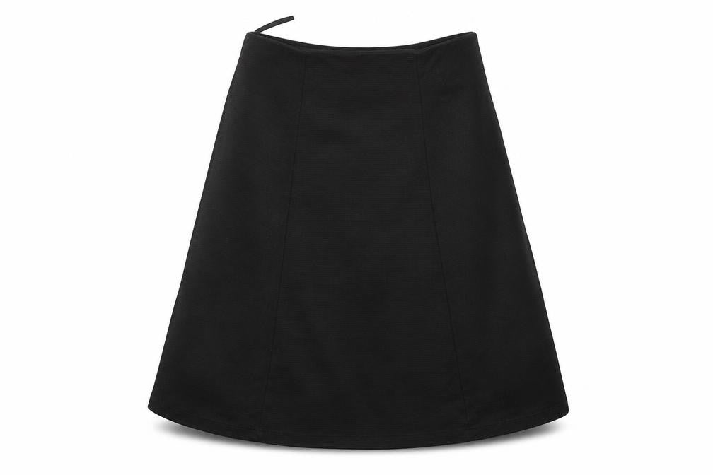 Plus Womens Black   A-Line Skirt Size 38 in