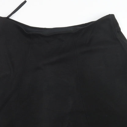 Plus Womens Black   A-Line Skirt Size 38 in