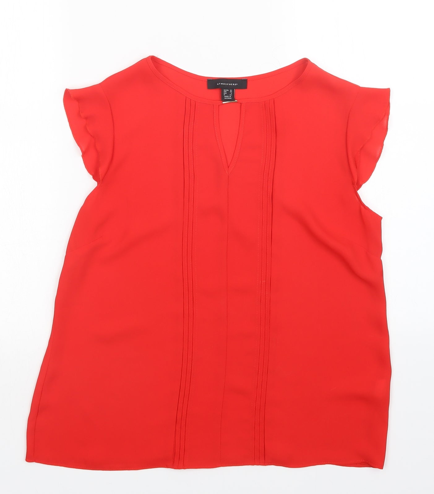 Atmosphere Womens Red   Basic Blouse Size 10