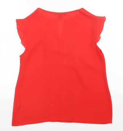 Atmosphere Womens Red   Basic Blouse Size 10