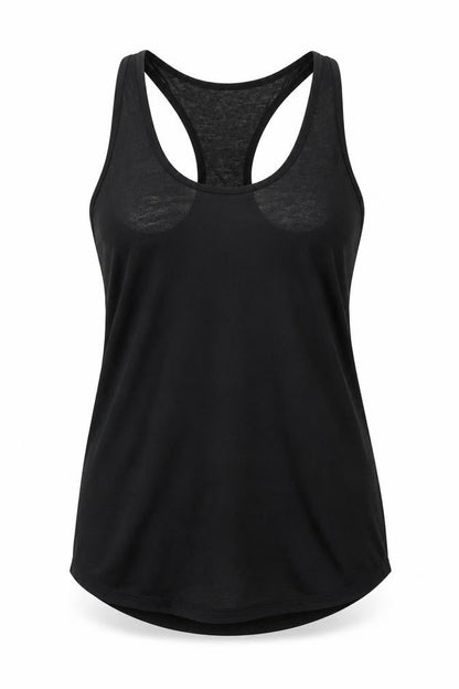 Womens UK Size S F&F Black Basic Tank