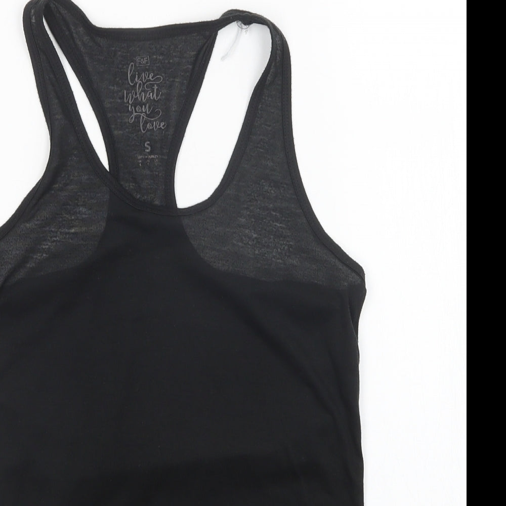 F&F Womens Black   Basic Tank Size S