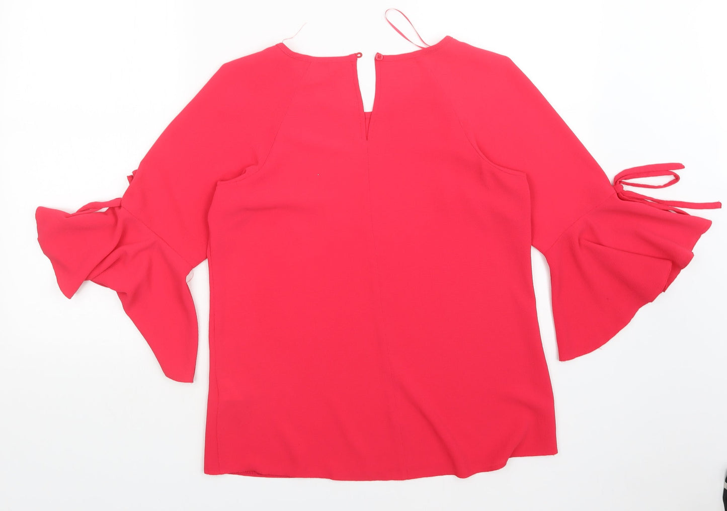Womens UK Size 8 Peacocks Pink Basic Blouse