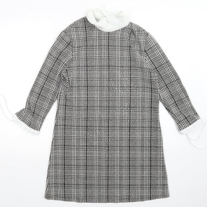 Primark Womens Multicoloured Check  Jumper Dress  Size 10
