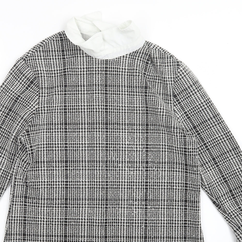 Primark Womens Multicoloured Check  Jumper Dress  Size 10