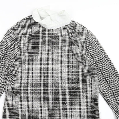 Primark Womens Multicoloured Check  Jumper Dress  Size 10