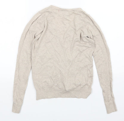 Womens UK Size 4 Atmosphere Beige Cardigan Jumper