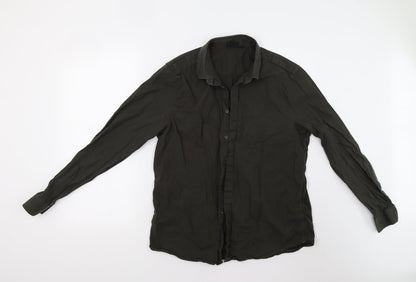 ASOS Mens Green    Button-Up Size L