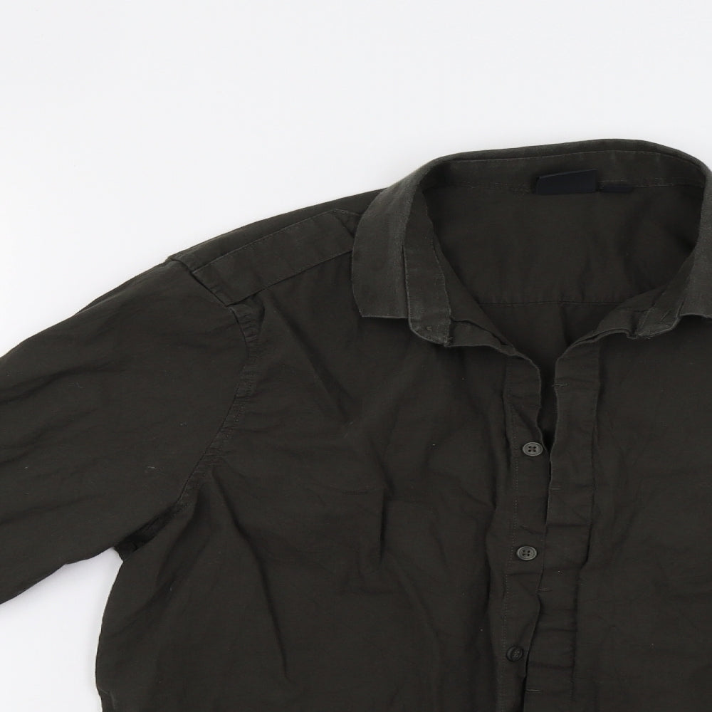 ASOS Mens Green    Button-Up Size L