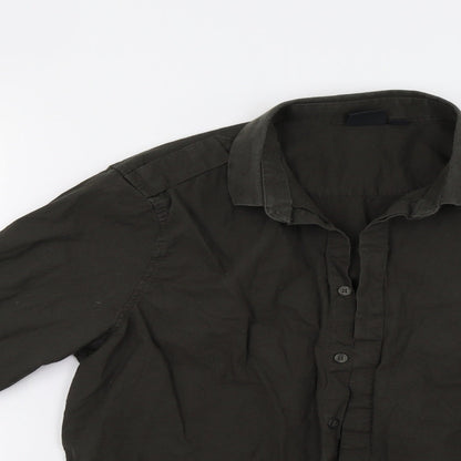 ASOS Mens Green    Button-Up Size L