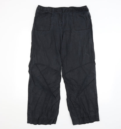 E-vie Womens Black   Trousers  Size 16 L27 in