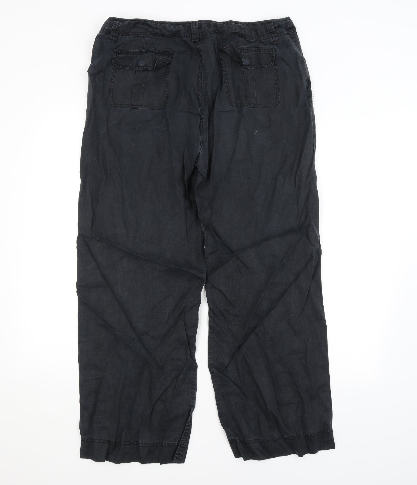 E-vie Womens Black   Trousers  Size 16 L27 in