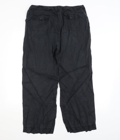 E-vie Womens Black   Trousers  Size 16 L27 in