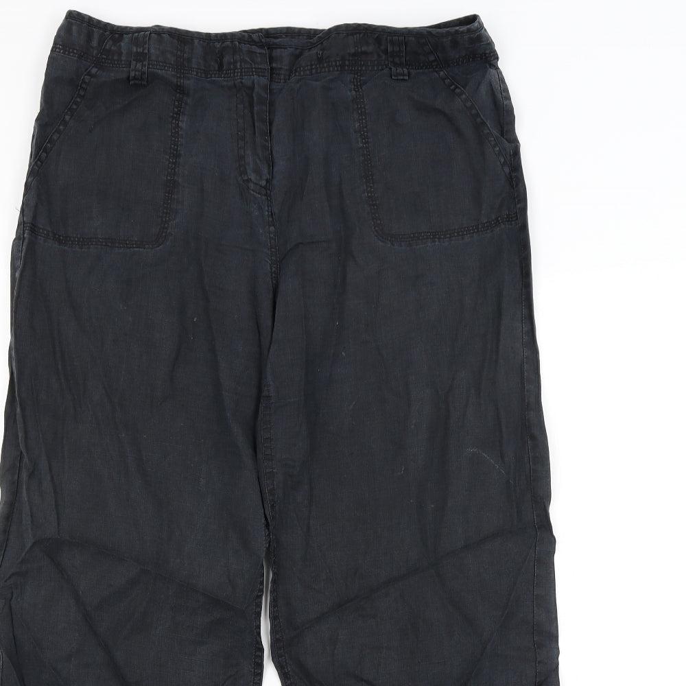 E-vie Womens Black   Trousers  Size 16 L27 in