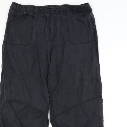 E-vie Womens Black   Trousers  Size 16 L27 in