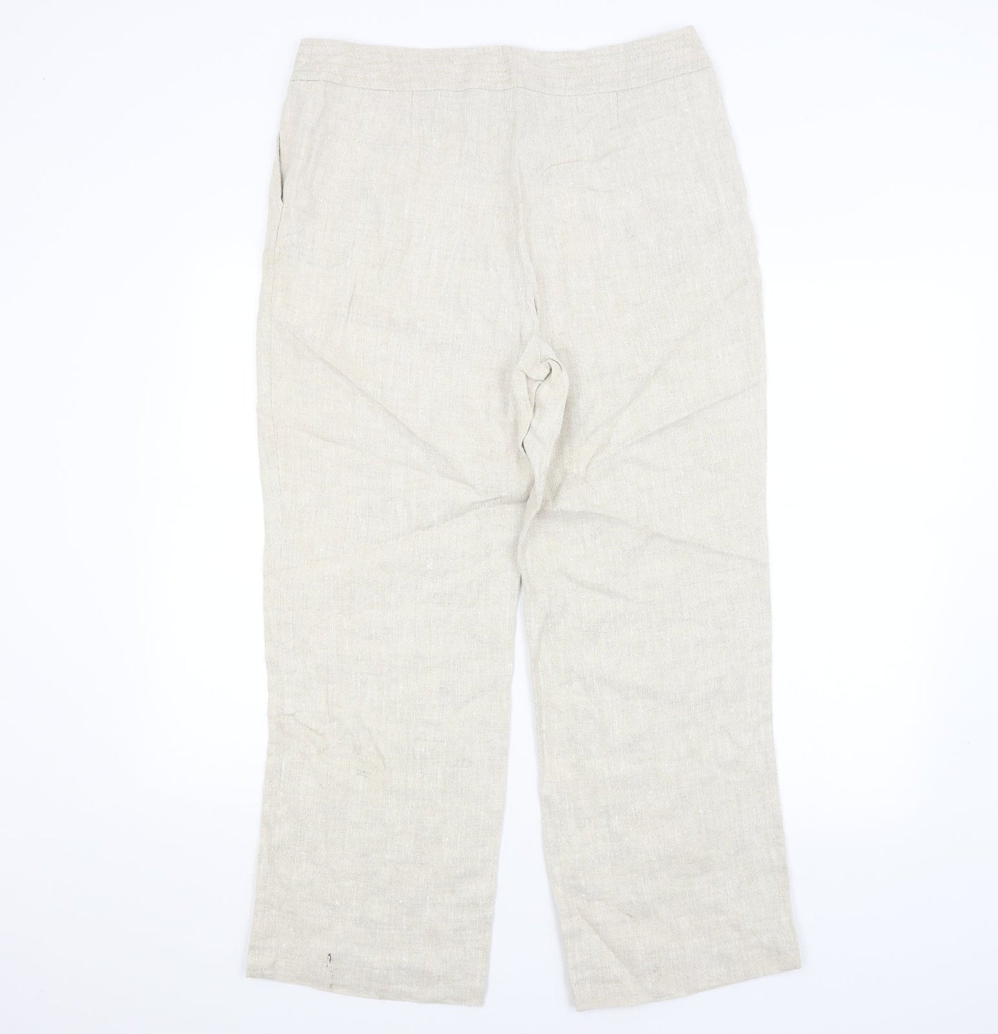 CC Womens Beige   Trousers  Size 14 L27 in