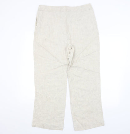 CC Womens Beige   Trousers  Size 14 L27 in