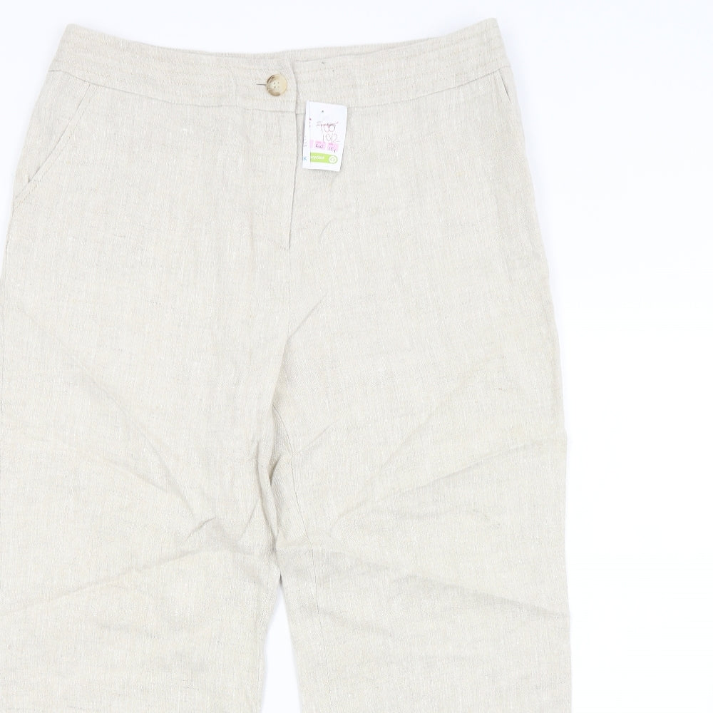CC Womens Beige   Trousers  Size 14 L27 in