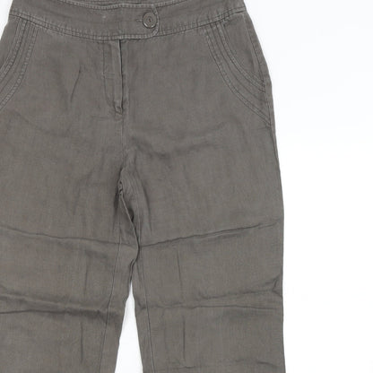 Prima Q Womens Grey   Trousers  Size 14 L28 in