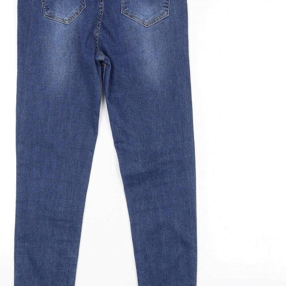 CHIC BONBON Womens Black   Straight Jeans Size 12 L26 in