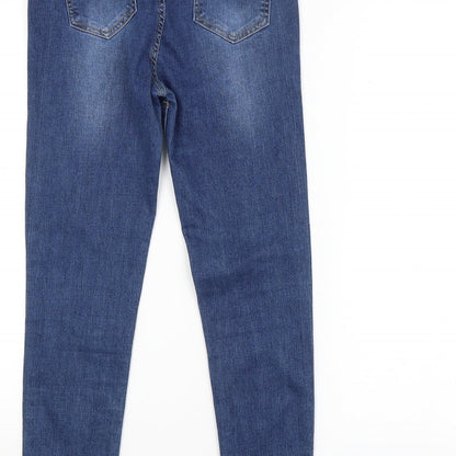 CHIC BONBON Womens Black   Straight Jeans Size 12 L26 in