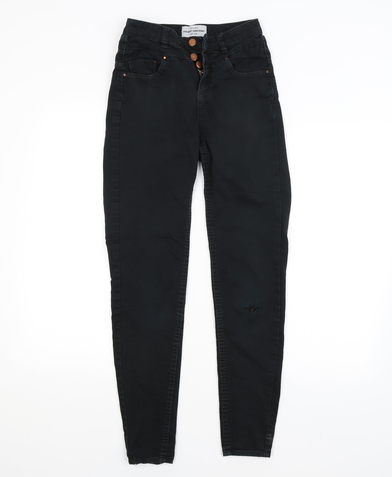 New Look Womens Black   Skinny Jeans Size 8 L28 in