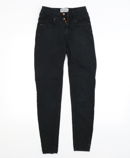 New Look Womens Black   Skinny Jeans Size 8 L28 in