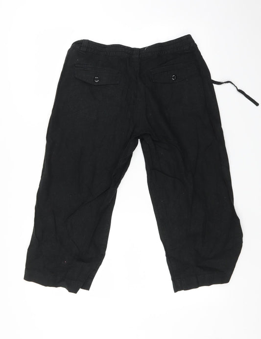ethel Austin Womens Black   Trousers  Size 12 L21 in