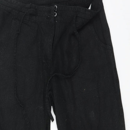 ethel Austin Womens Black   Trousers  Size 12 L21 in