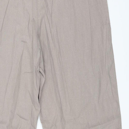 Mia Moda Womens Beige   Trousers  Size 18 L30 in