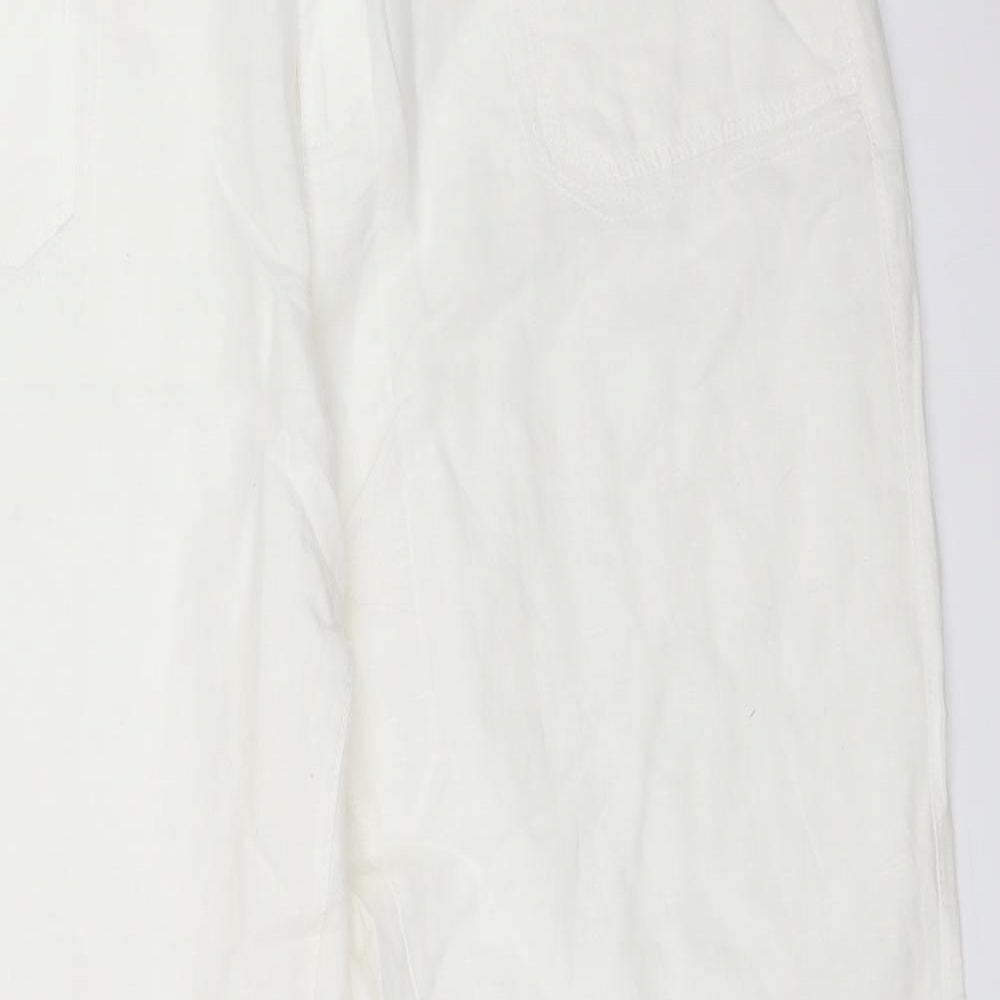 Charles Vogele Womens White   Trousers  Size 48 L28 in