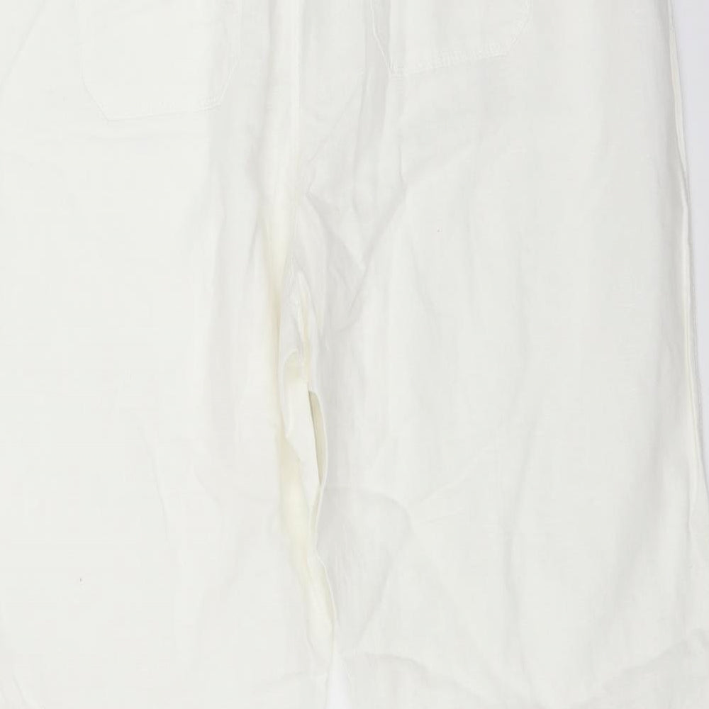 Charles Vogele Womens White   Trousers  Size 48 L28 in