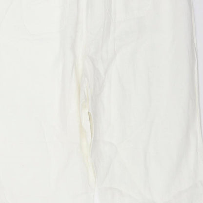 Charles Vogele Womens White   Trousers  Size 48 L28 in