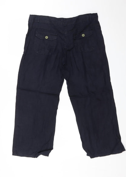 DenimCo Womens Blue   Trousers  Size 10 L27 in