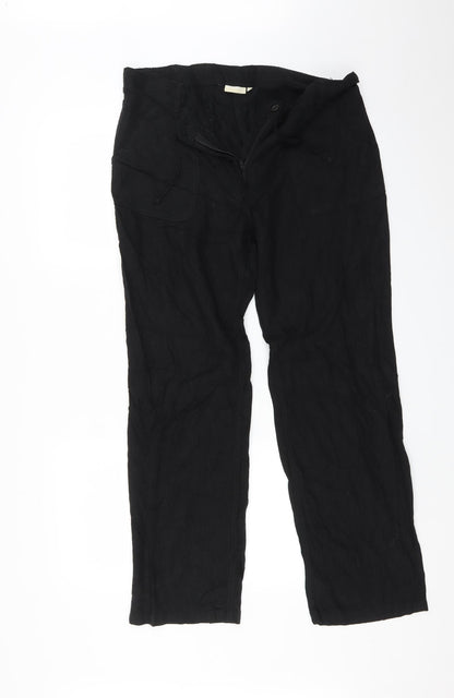 Avenue Womens Black   Trousers  Size M L28 in