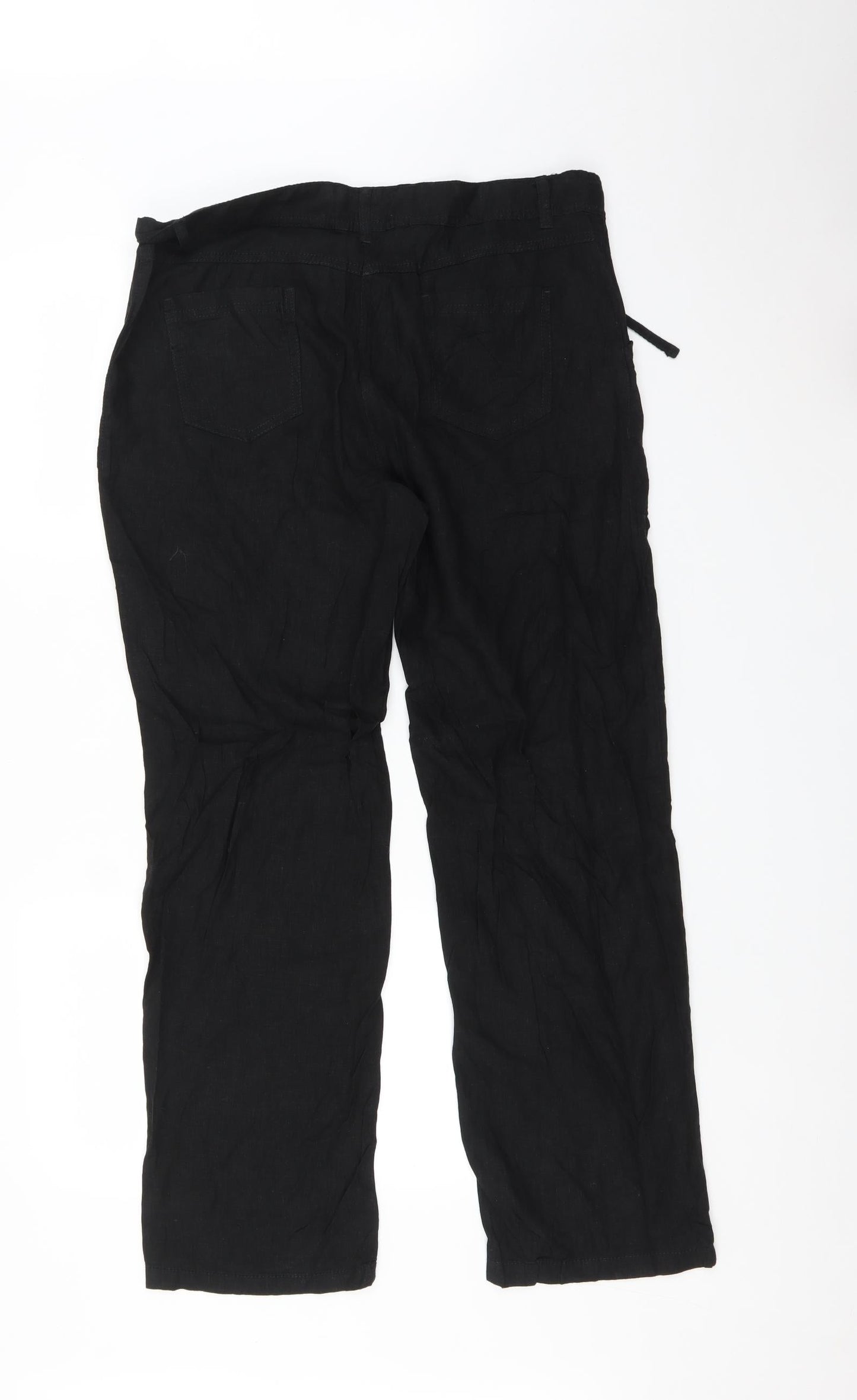 Avenue Womens Black   Trousers  Size M L28 in