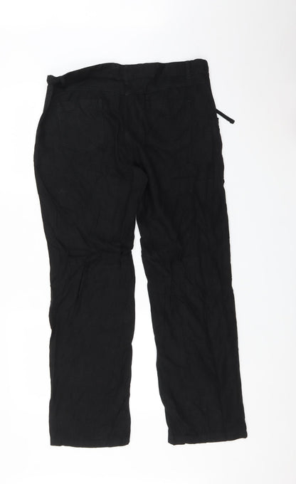 Avenue Womens Black   Trousers  Size M L28 in