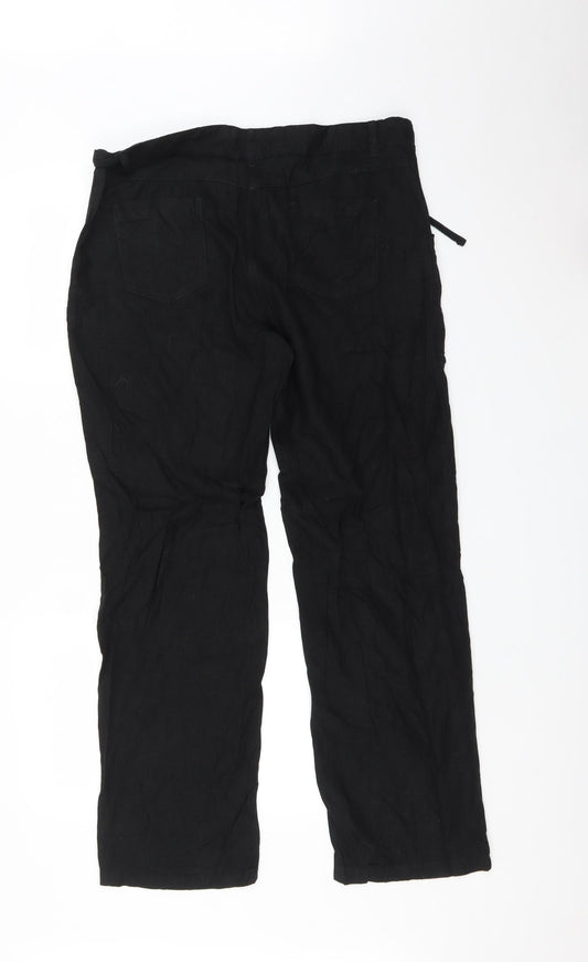 Avenue Womens Black   Trousers  Size M L28 in