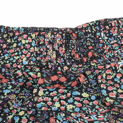 New Look Womens Multicoloured Floral  A-Line Skirt Size 8
