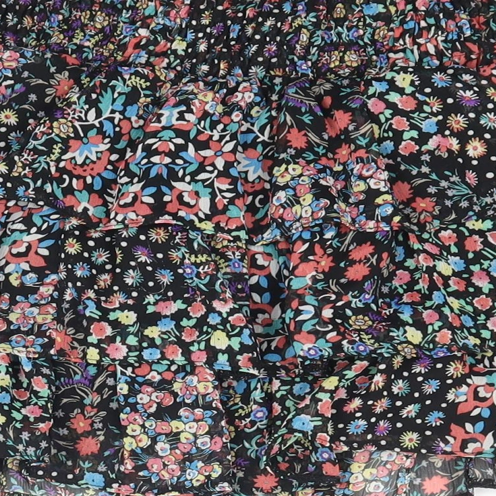 New Look Womens Multicoloured Floral  A-Line Skirt Size 8