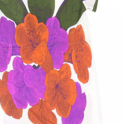 Dalls Womens Multicoloured Floral  Basic T-Shirt Size 8  - Long T-shirt/Dress